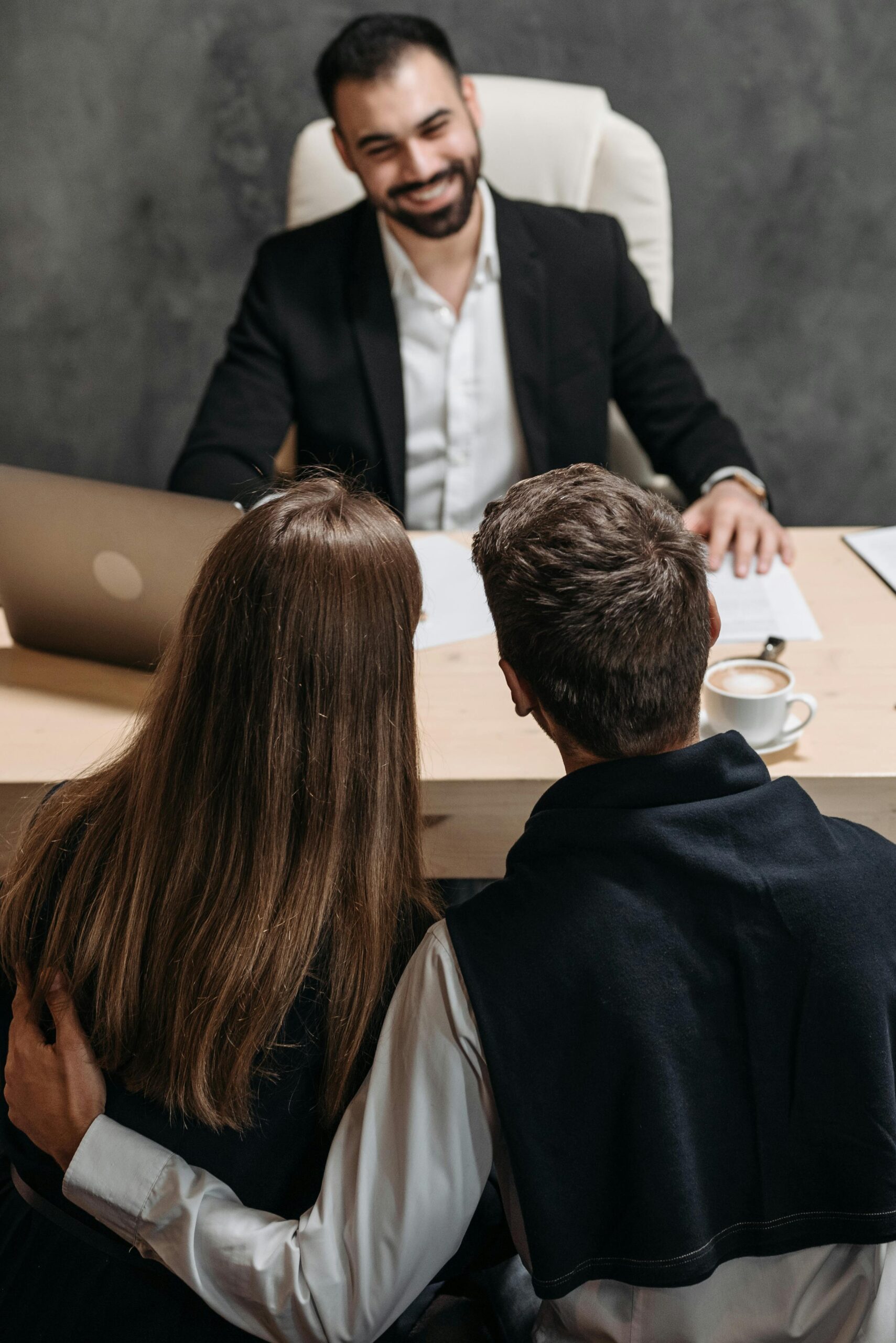 A Couple Sitting at the Table